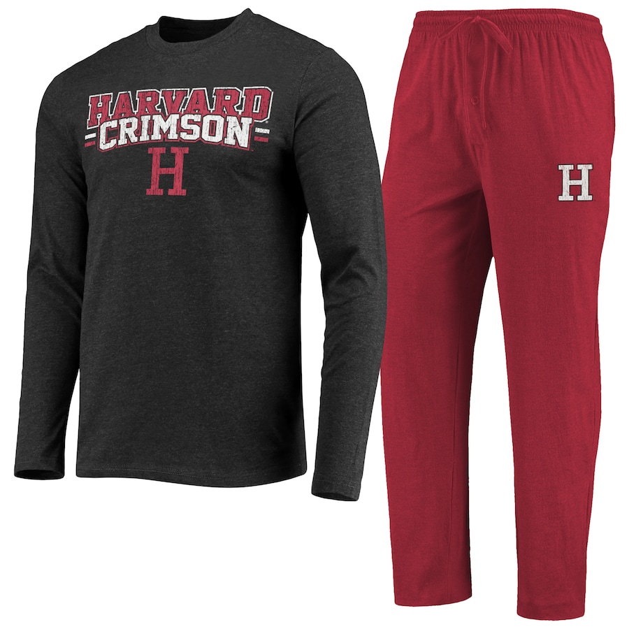 

Пижамный комплект Concepts Sport Harvard Crimson, угольный