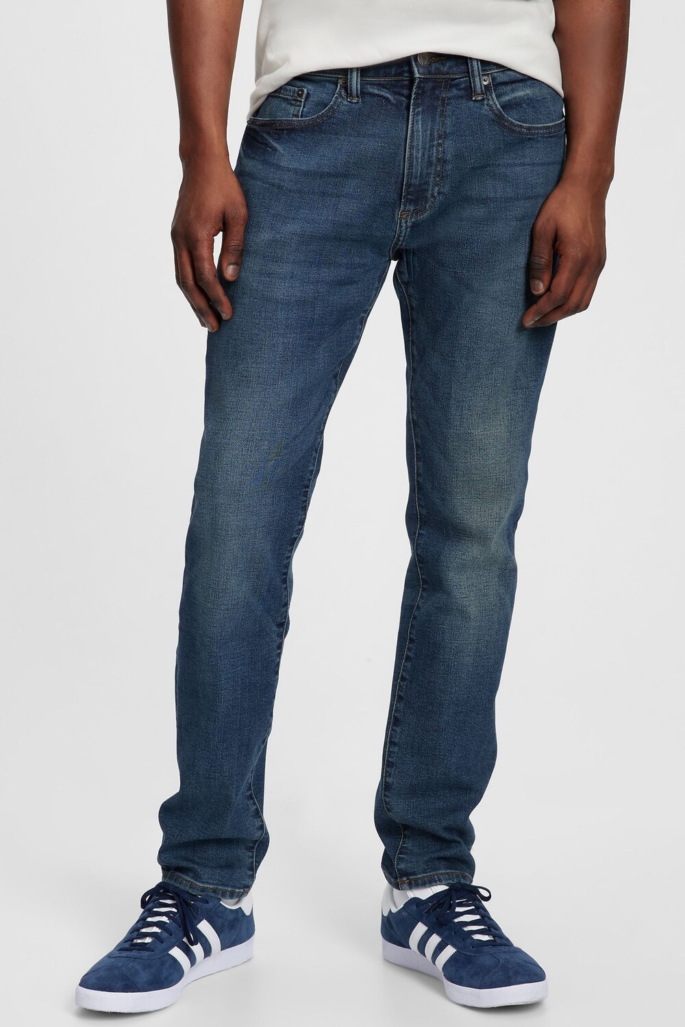 

Мягкие джинсы скинни Gap, синий
