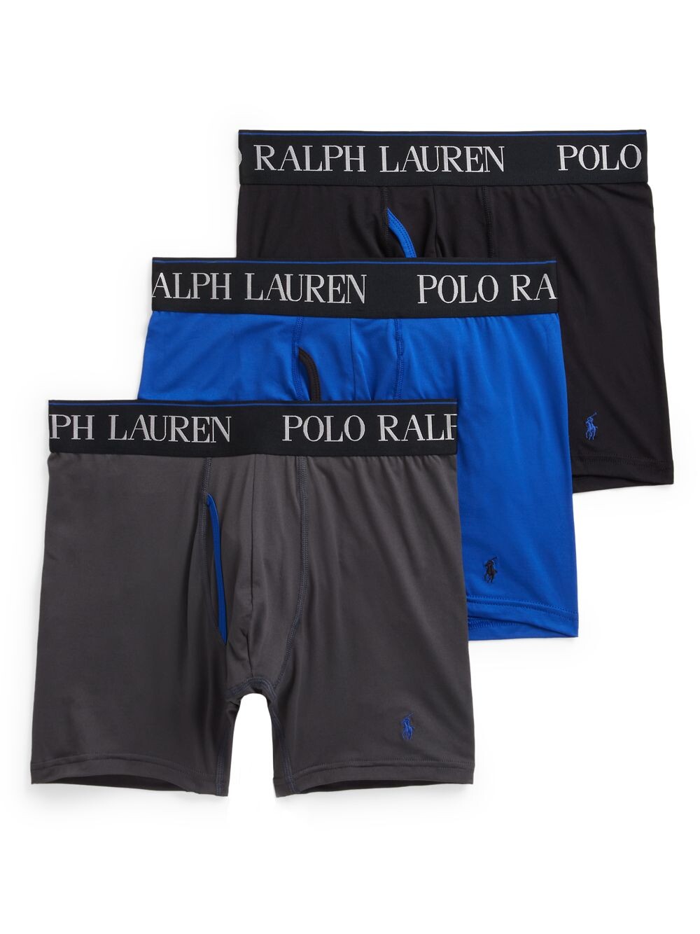 

Набор из 3 трусов-боксеров 4D Flex Polo Ralph Lauren, серый