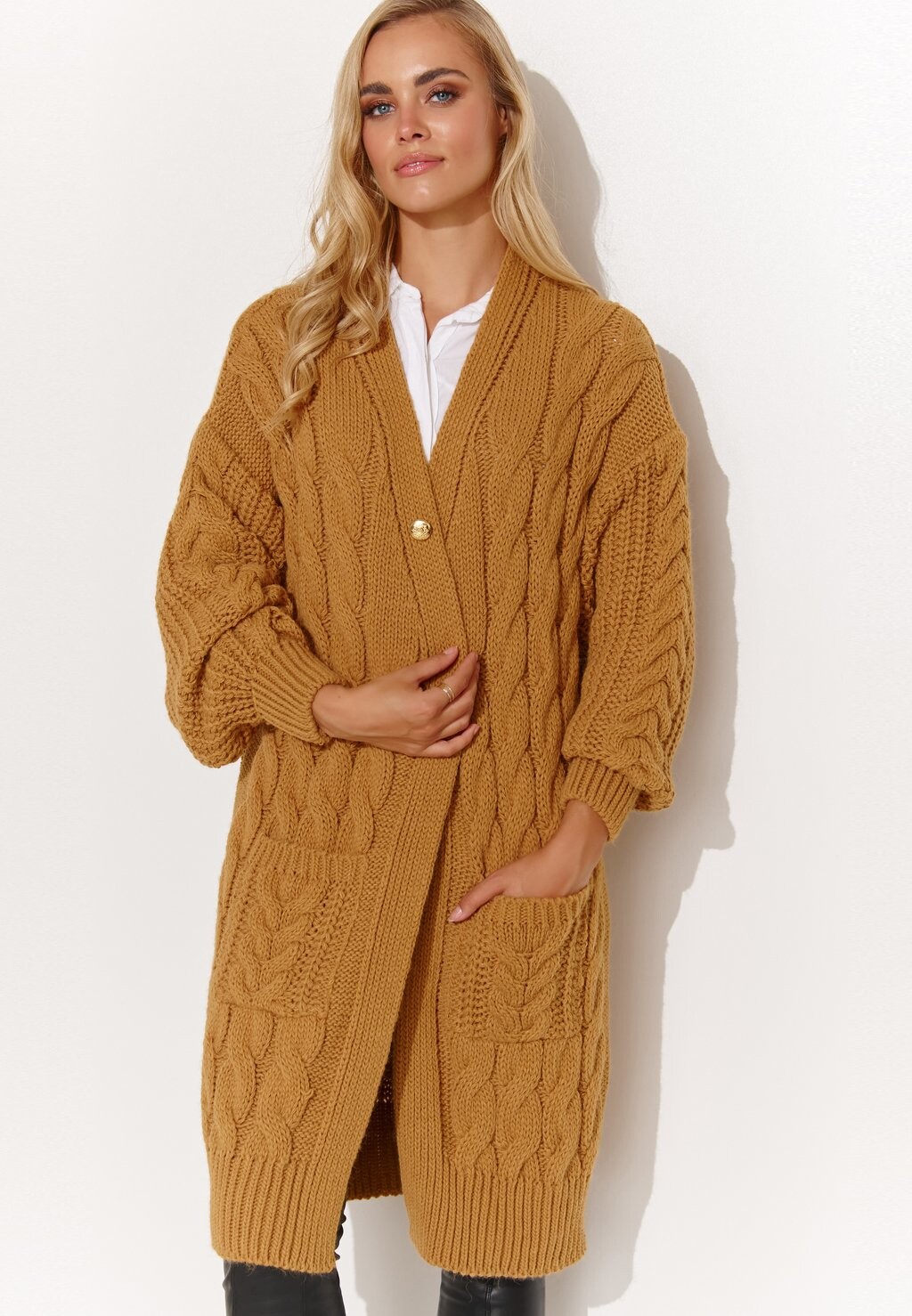 

Кардиган Makadamia, горчица
