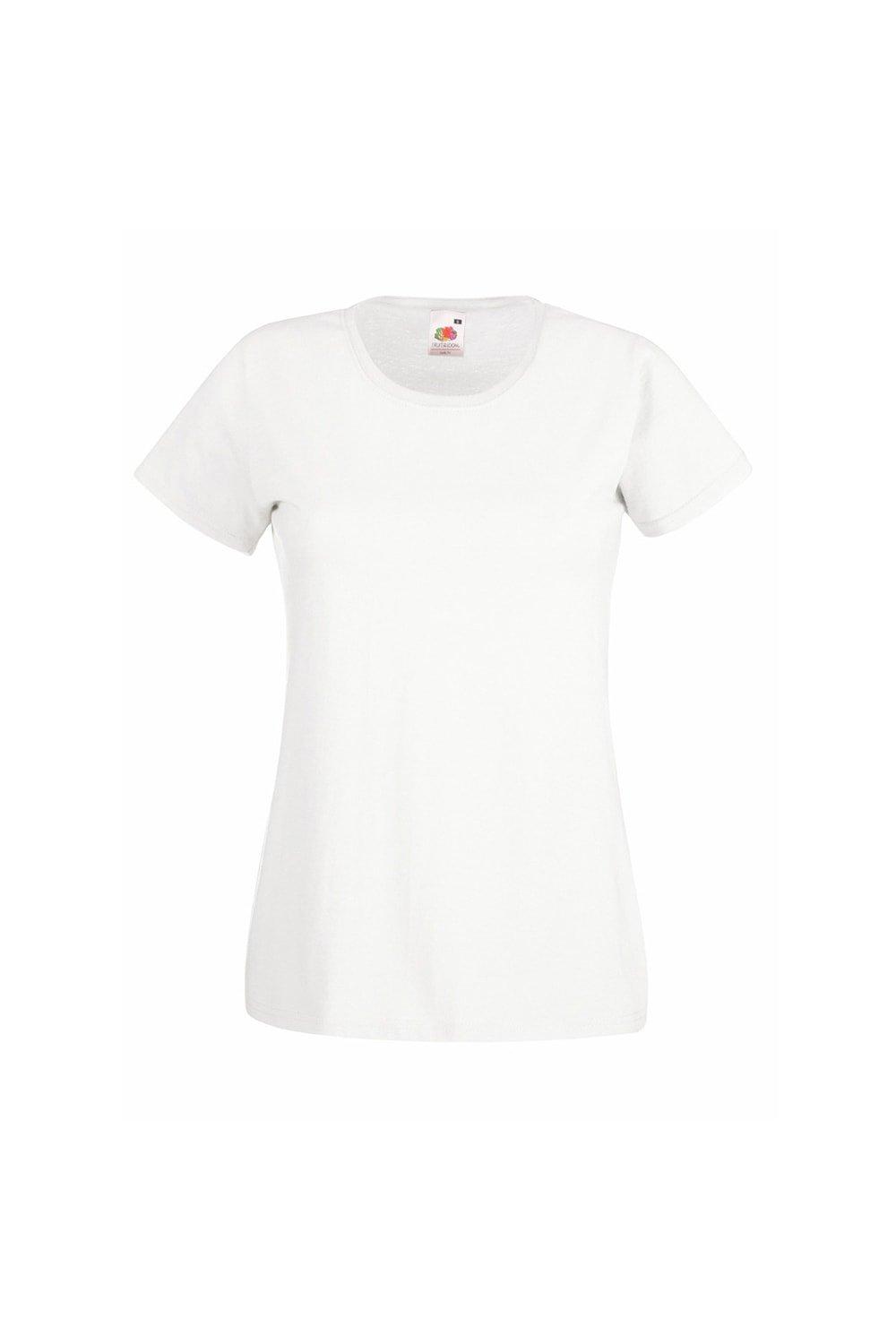 Повседневная футболка с короткими рукавами Value Universal Textiles, белый повседневная футболка value с длинным рукавом universal textiles белый