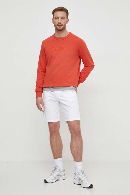 

Толстовка Joe Crew из хлопка Pepe Jeans, оранжевый