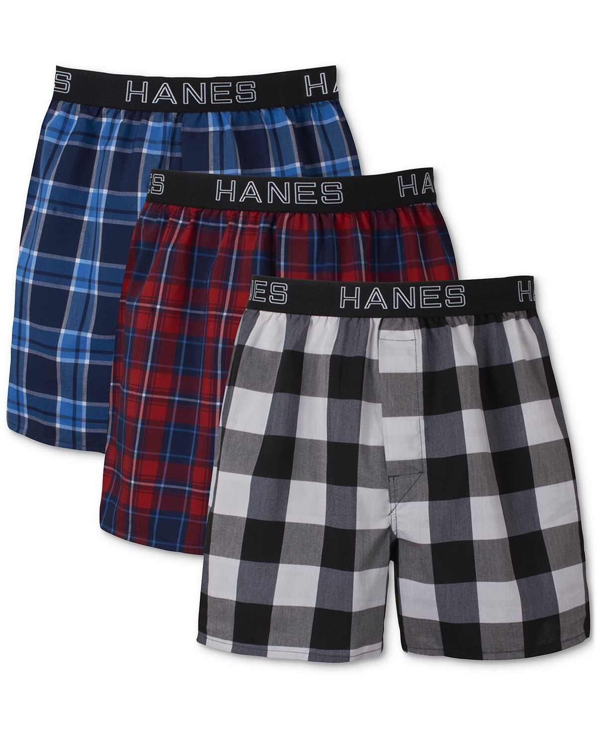 

Мужские 3-комп. Боксеры из эластичной ткани Ultimate Comfort Flex Fit Hanes