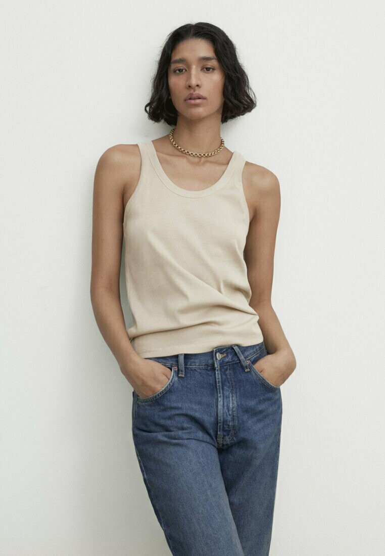 

Топ Massimo Dutti, цвет beige