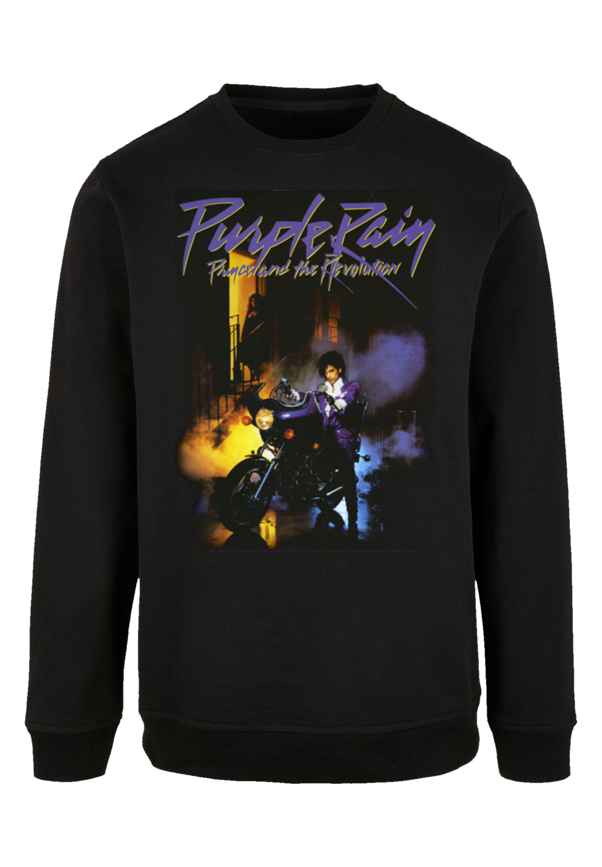 Толстовка F4NT4STIC Prince Musik Purple Rain, черный
