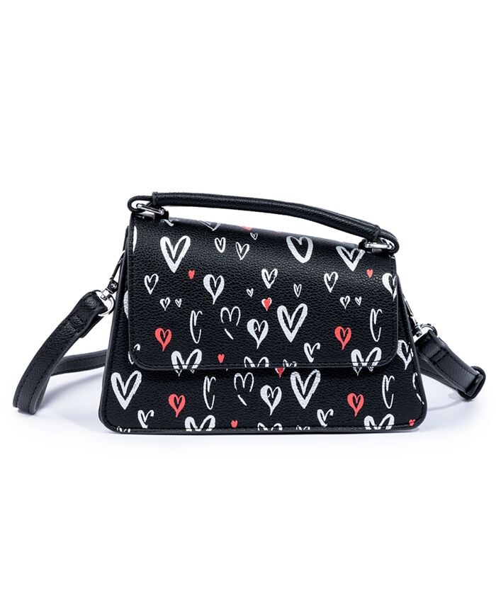 

Сумка через плечо April Graffiti Hearts Skinnydip London, черный