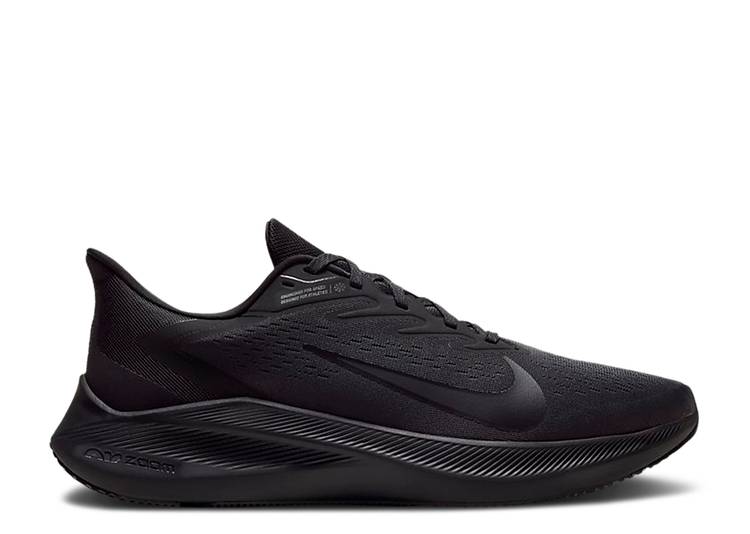 Кроссовки Nike AIR ZOOM WINFLO 7 'BLACK ANTHRACITE', черный