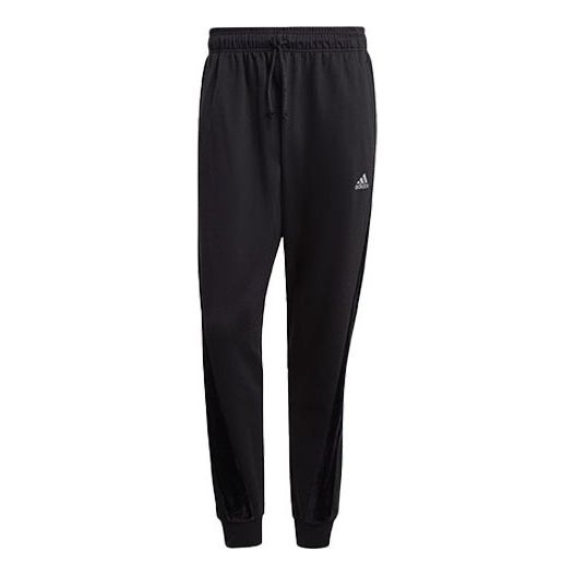 Adidas velvet 3 stripes best sale track pant