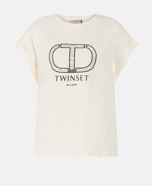 

Футболка Twinset, естественный