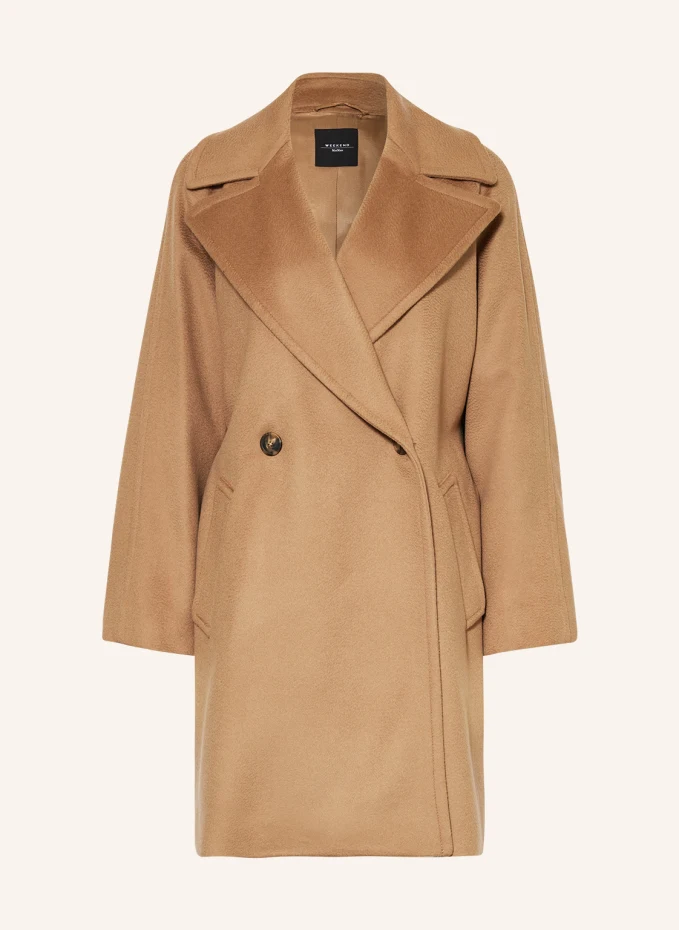 

Шерстяное пальто новелла Weekend Maxmara, коричневый