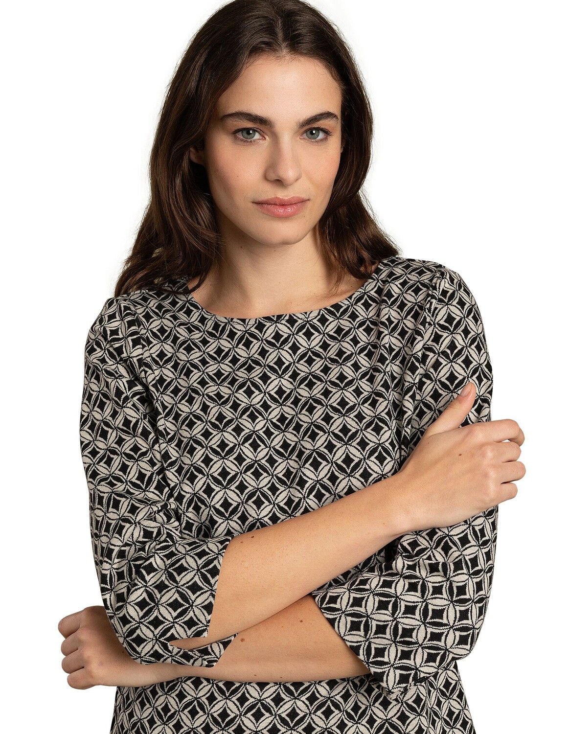 

Футболка More & More Jacquard, черный