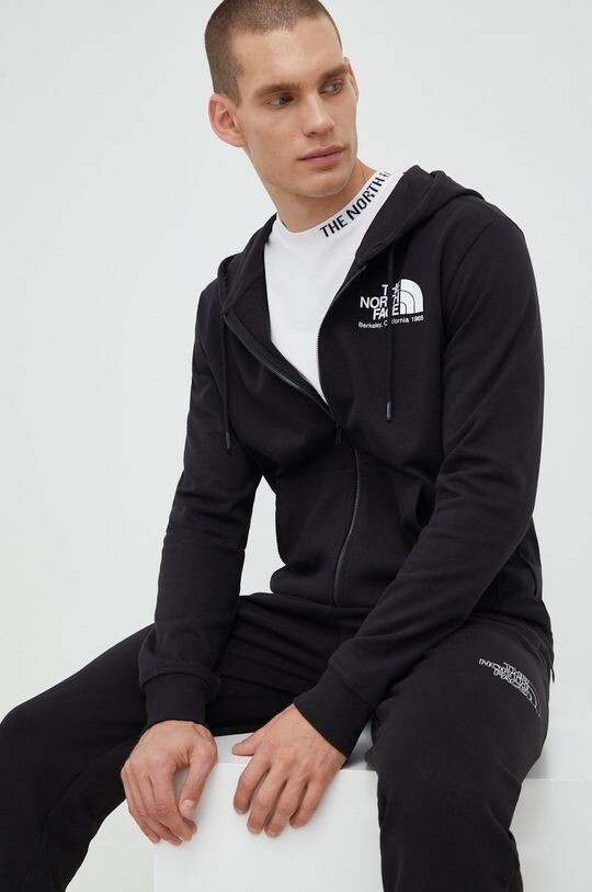 

Хлопковая толстовка The North Face, черный