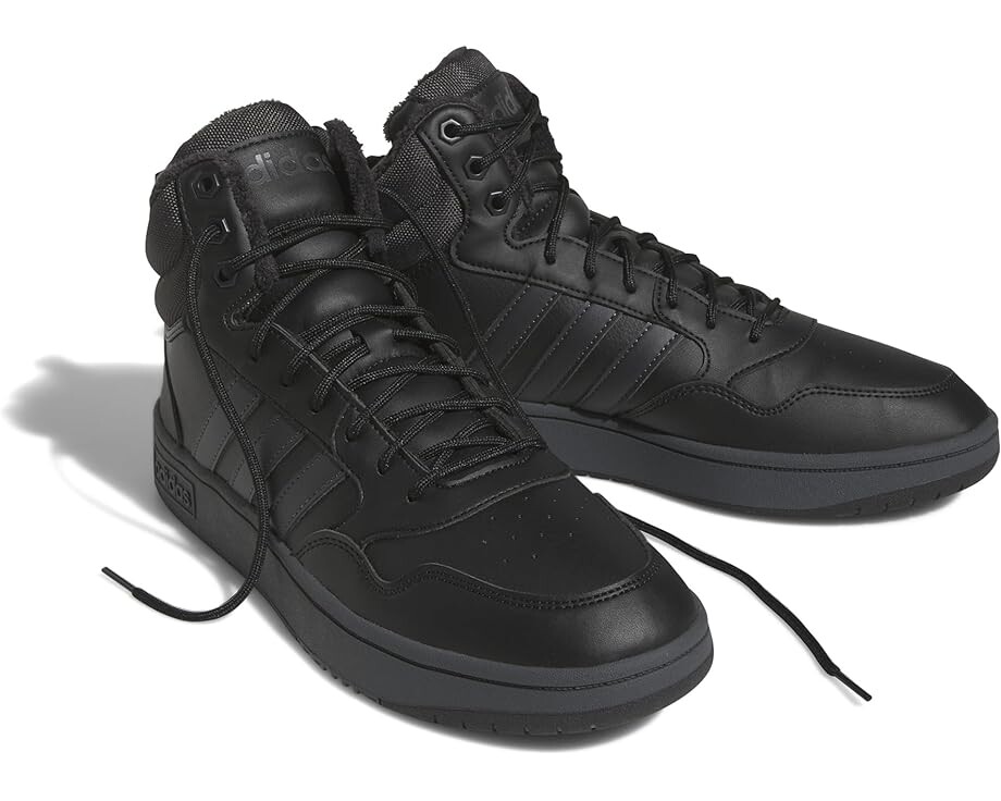 

Кроссовки Adidas Hoops 3.0 Mid, цвет Black/Carbon/White