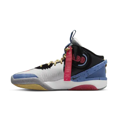 

Кроссовки Nike Air Deldon "Legacy" Easy On/Off Basketball Shoes, цвет Summit White/Pure Platinum/Indigo Storm