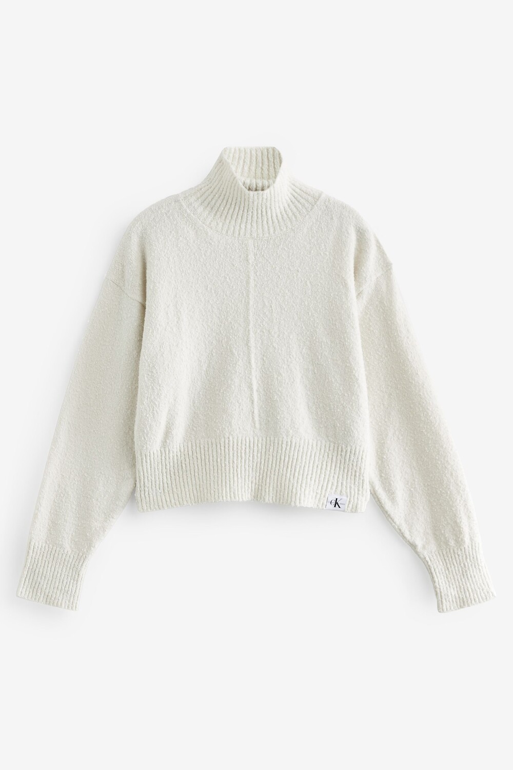

Свитер и джинсы с высоким воротником Calvin Klein Calvin Klein Jeans, бежевый