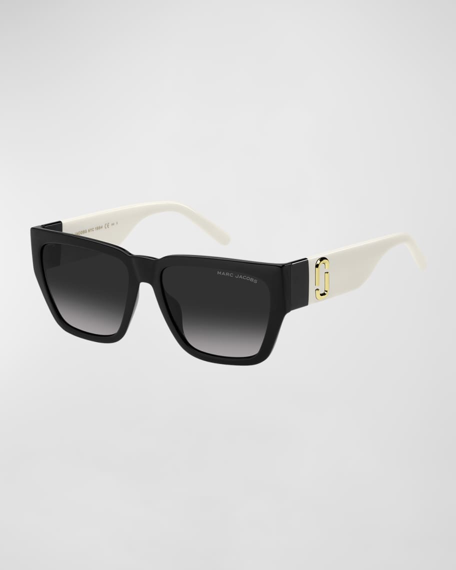 

Квадратные пластиковые солнцезащитные очки J Marc с логотипом Marc Jacobs
