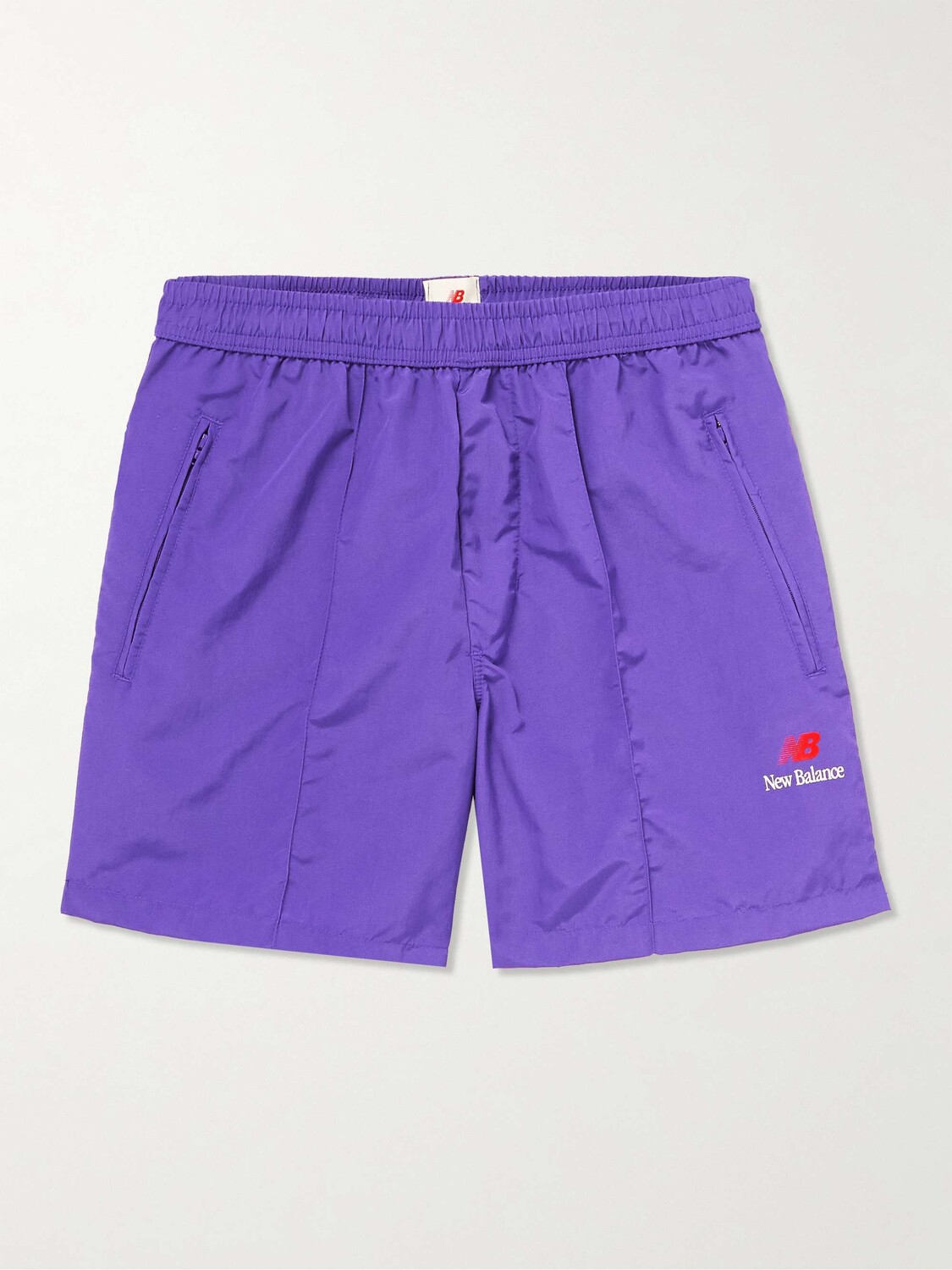 

Шорты-ракушки с логотипом NEW BALANCE, фиолетовый