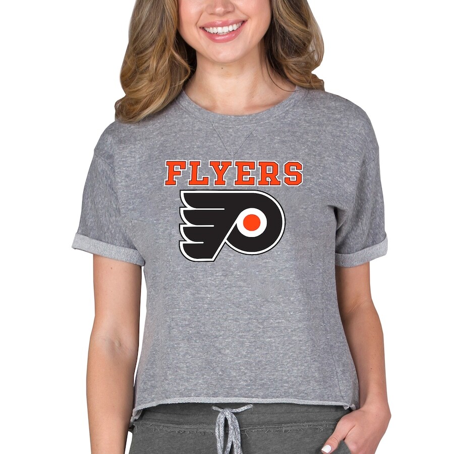 

Футболка с коротким рукавом Concepts Sport Philadelphia Flyers, серый