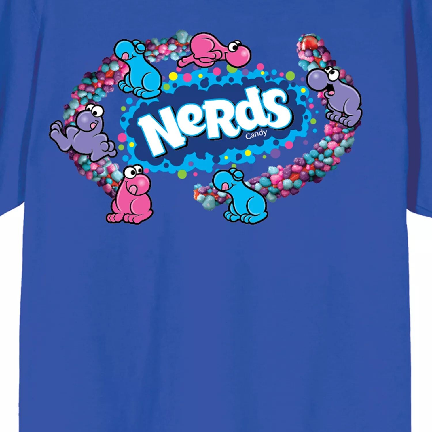 

Футболка с рисунком конфет и персонажей Juniors' Nerds Licensed Character