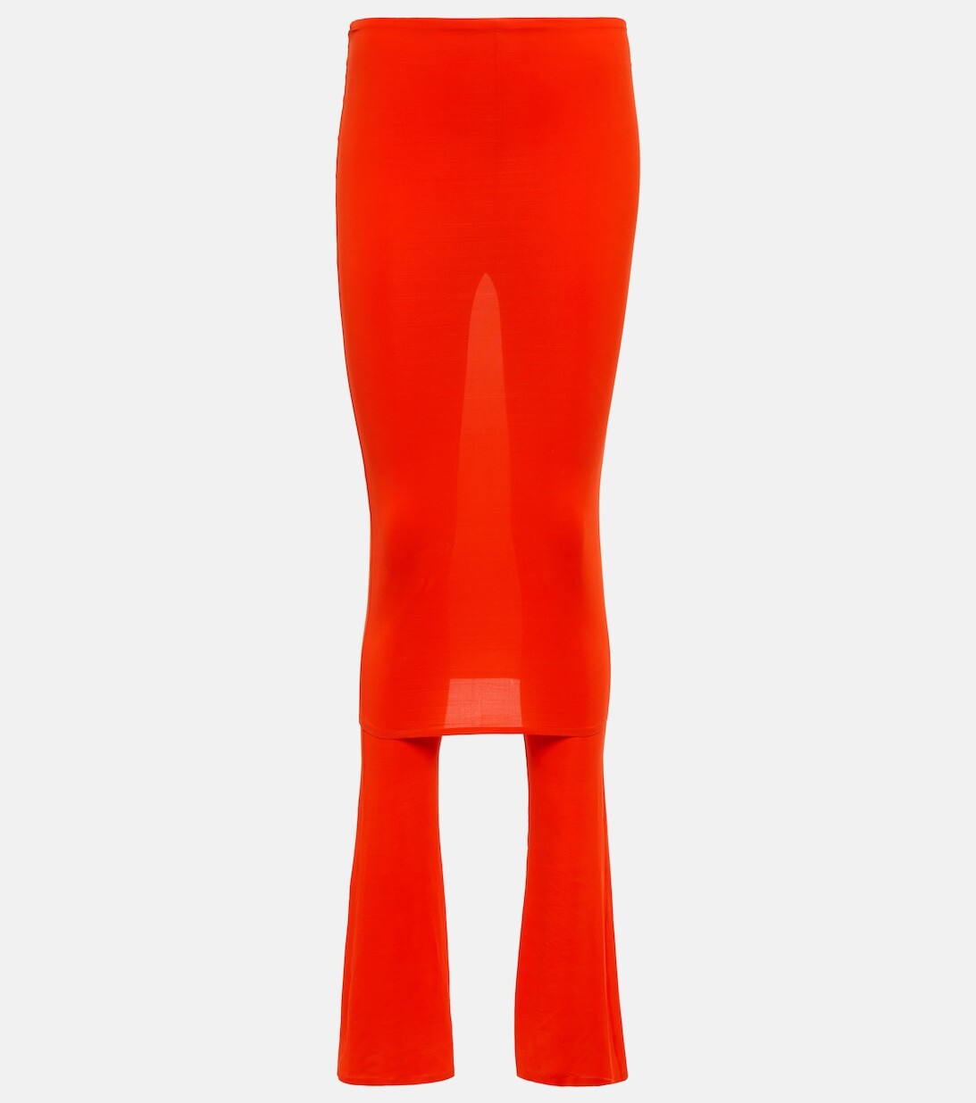 

Брюки с юбкой из джерси из вуали ALAÏA, красный