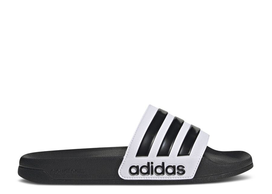 

Кроссовки adidas Adilette Shower Slide 'White Black', белый