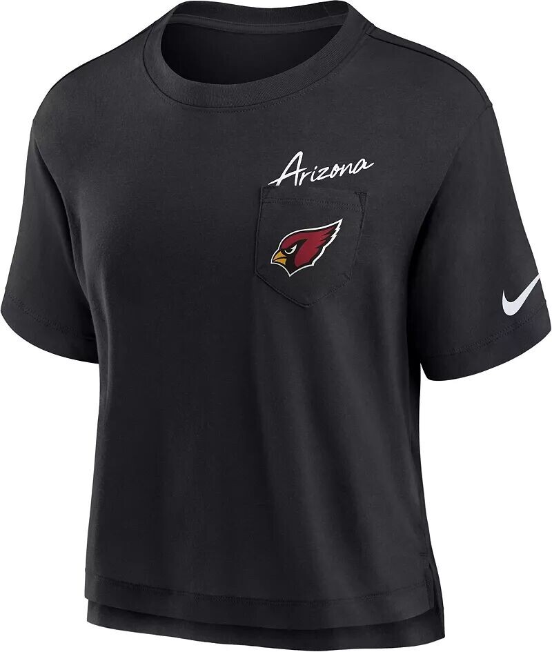 

Женская черная футболка с карманами Nike Arizona Cardinals