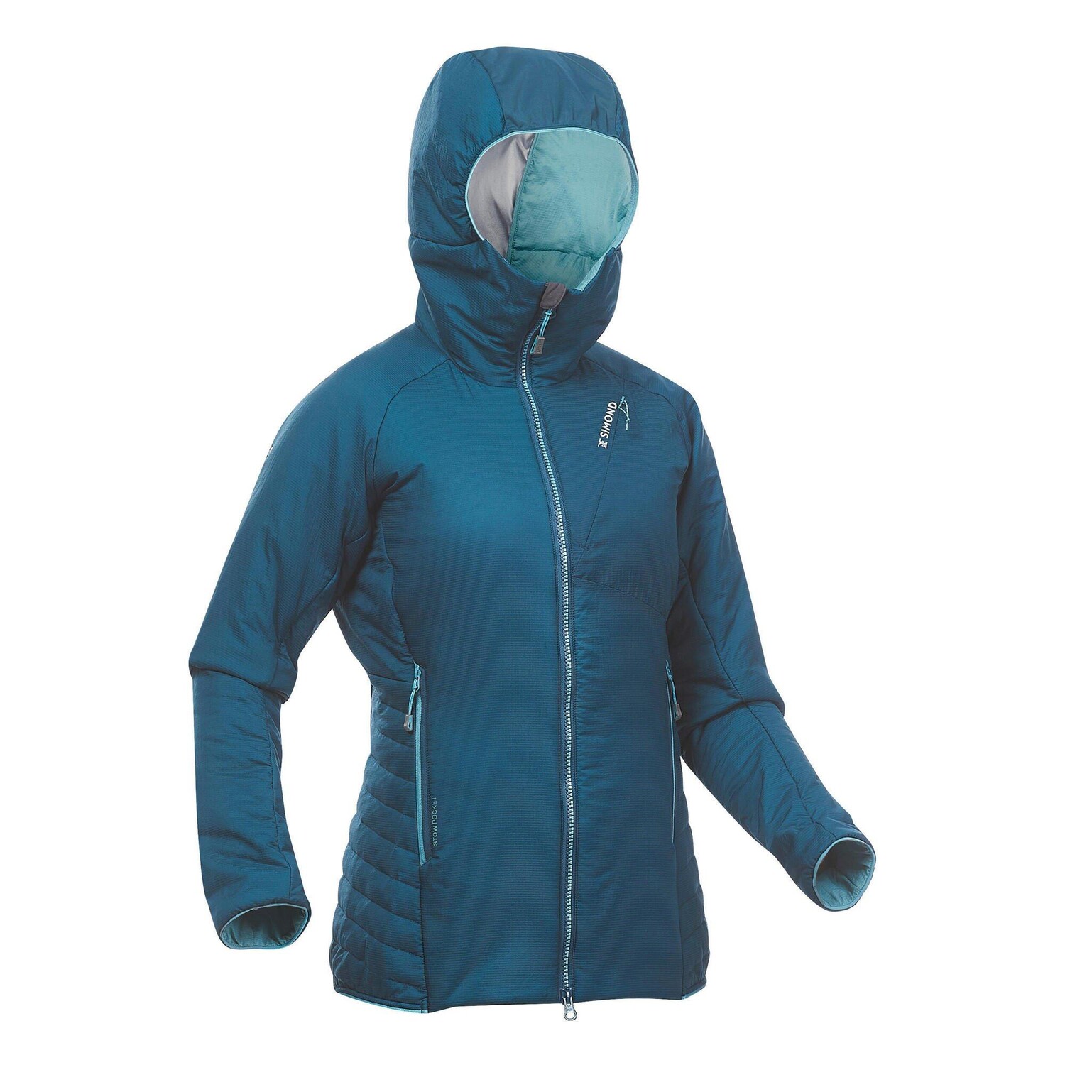 

Синтетическая стеганая куртка Decathlon Mountaineering Simond, зеленый