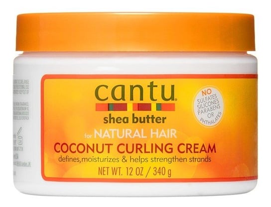 Крем для укладки 340г Cantu Shea Butter Coconut Curling Cream -