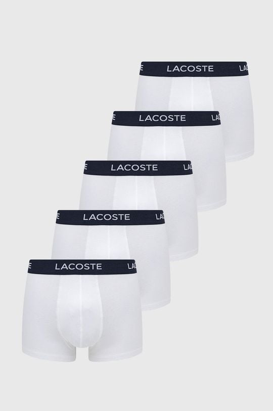 

5 пар боксеров Lacoste, белый