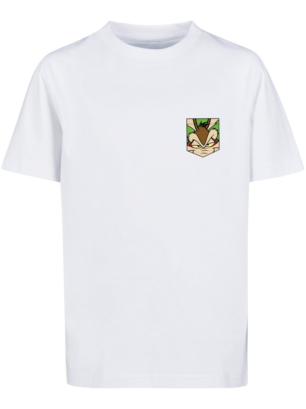 

Футболка F4Nt4Stic Looney Tunes Wile E Coyote Face Faux Pocket, белый