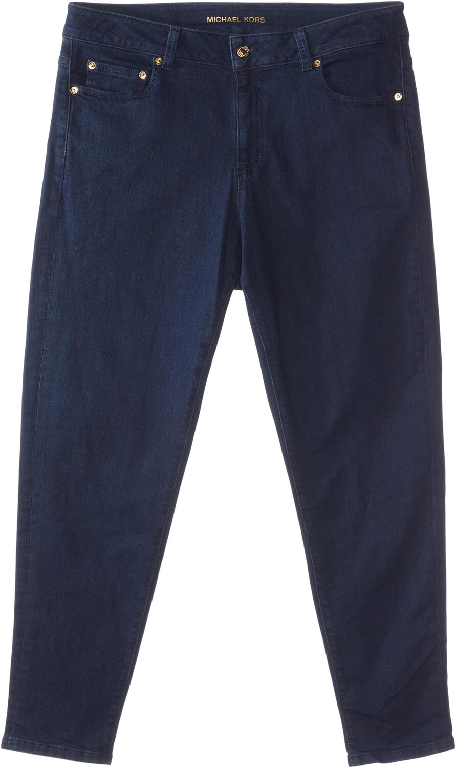 

Джинсы Plus Size High-Rise Straight Skinny Selma in Dark Rinse Wash MICHAEL Michael Kors, цвет Dark Rinse Wash