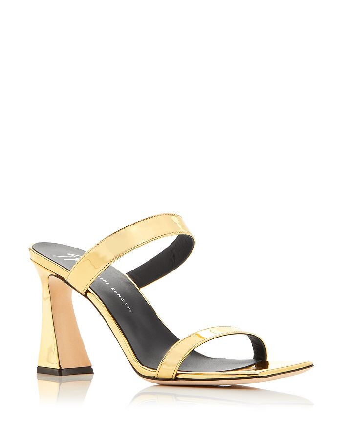 

Женские ванильные шлепанцы на высоком каблуке Giuseppe Zanotti