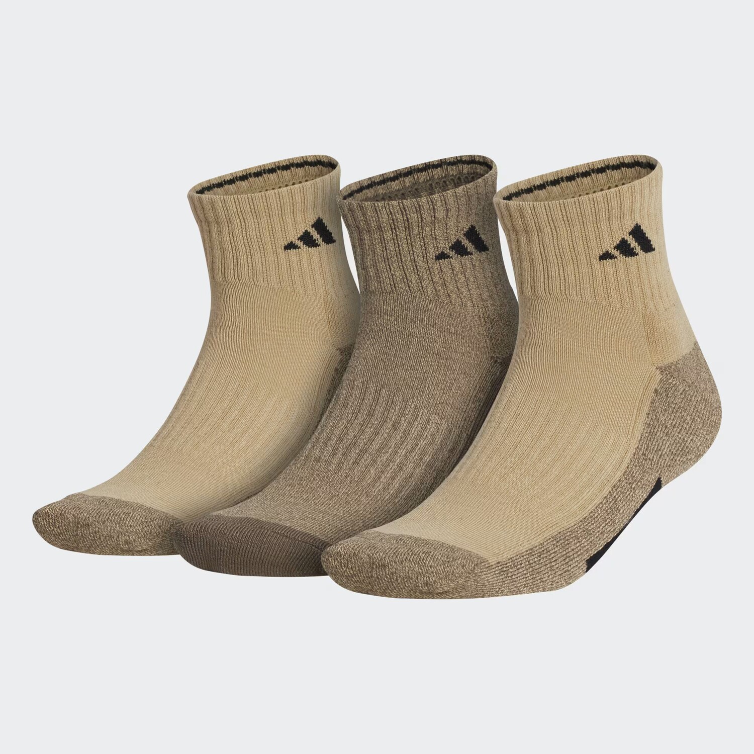 Мягкие носки размером X-четверть, 3 пары Adidas, Beige