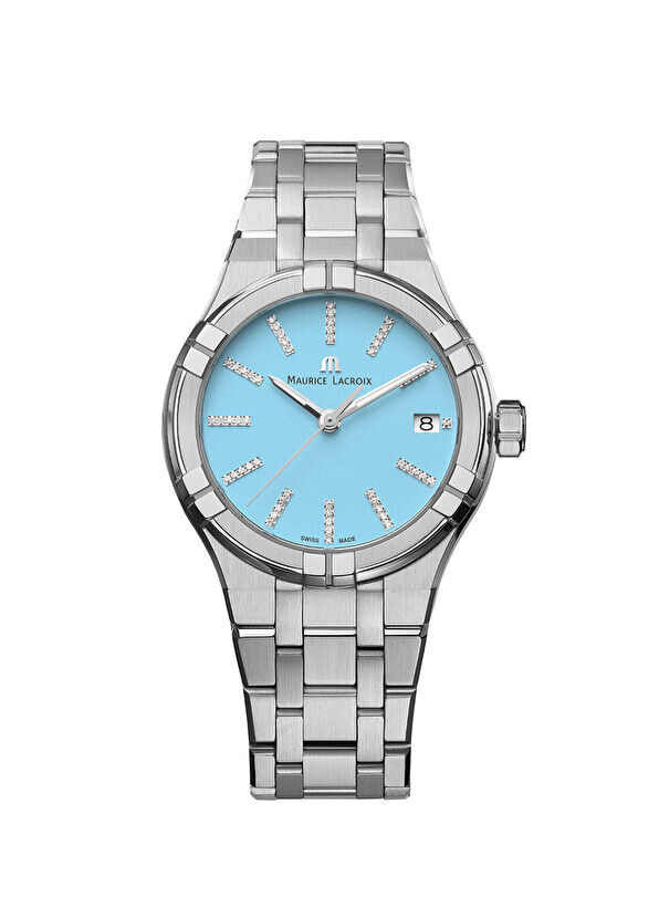 

Мл-Аи1106Сс002450-1 женские наручные часы с бриллиантами Maurice Lacroix, серый