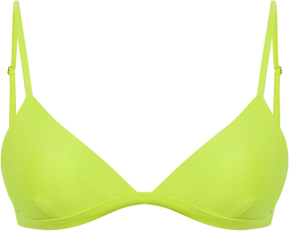 

Купальный топ MIGA Swimwear Ally Bikini Top with Adjustable Straps, цвет Lime Green