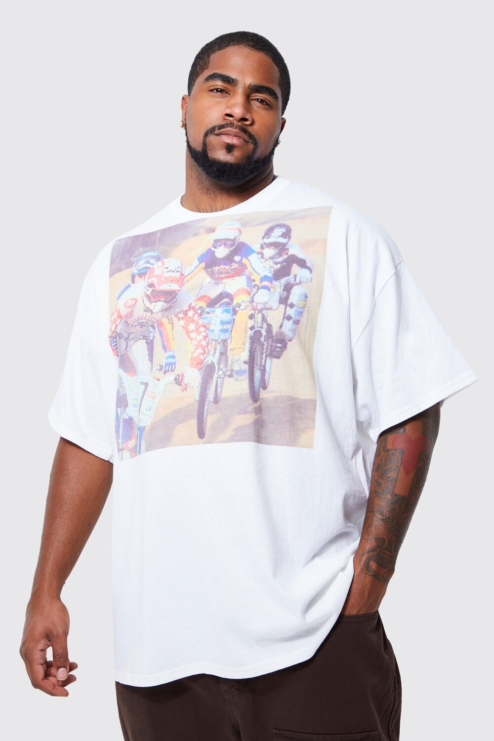 

футболка с лицензией bmx Boohoo, белый