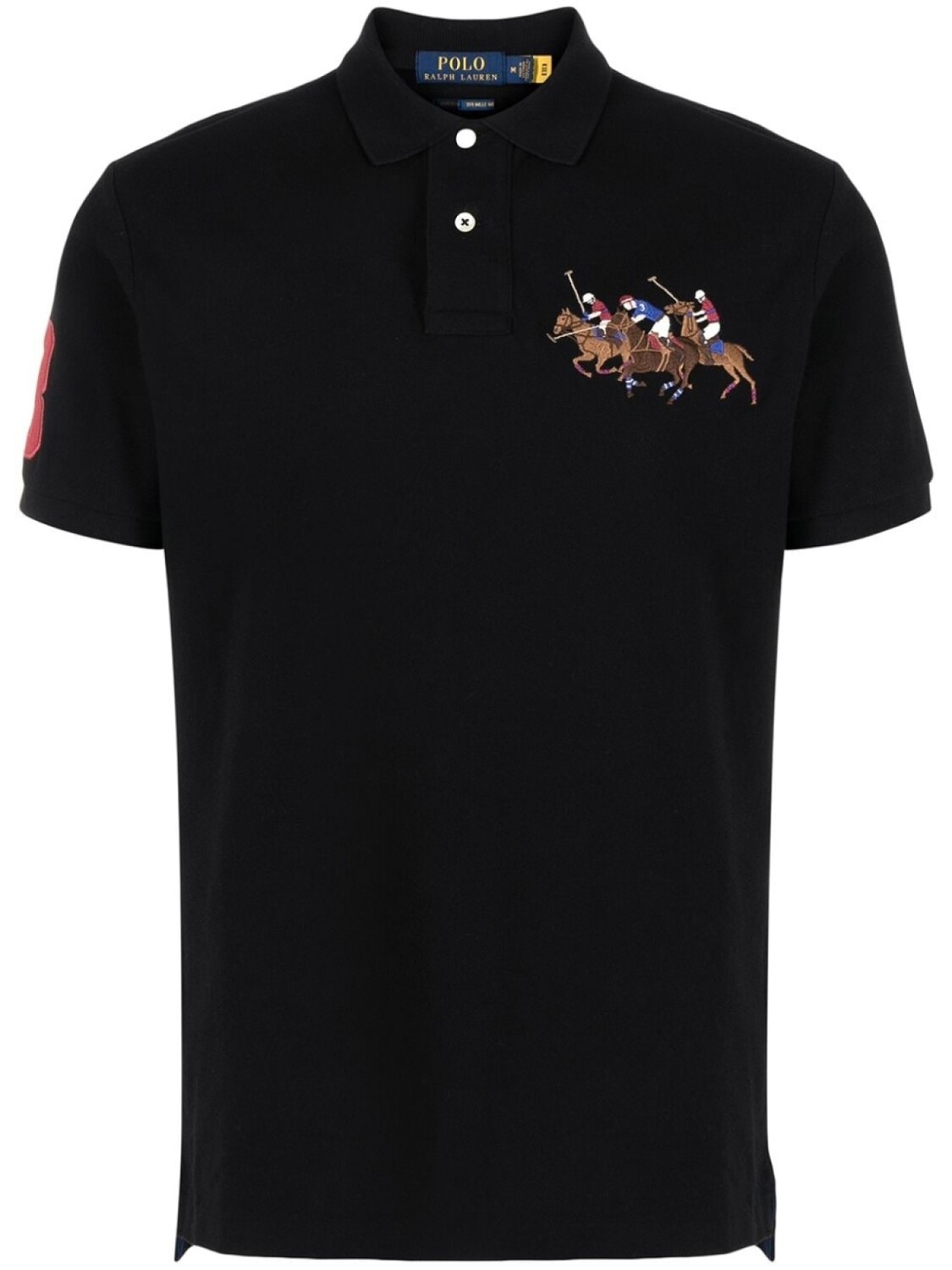 

Polo Ralph Lauren рубашка поло с вышитым логотипом, черный
