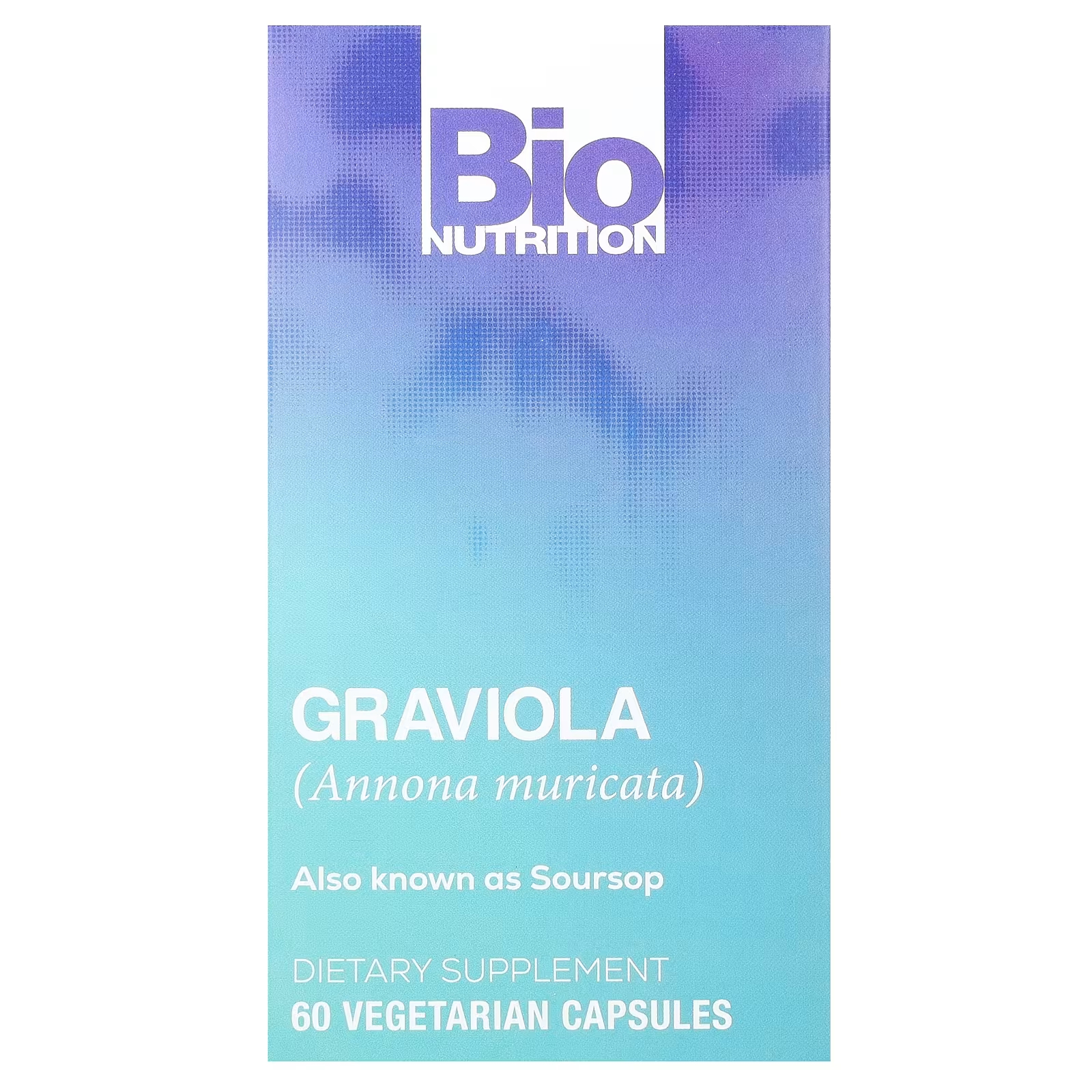 Пищевая добавка Bio Nutrition Graviola, 60 вегетарианских капсул bio nutrition urilow 60 вегетарианских капсул