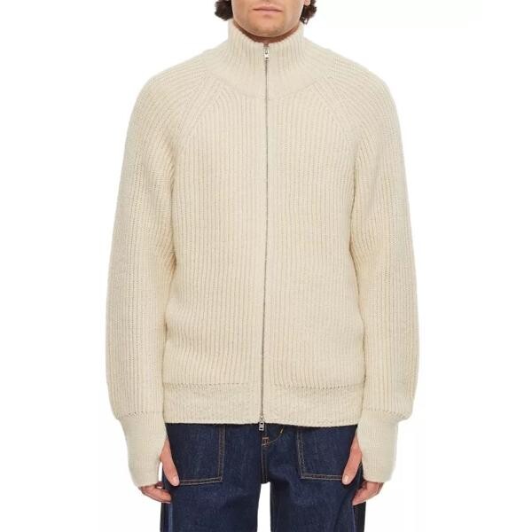 

Кардиган fullzip wool cardigan Closed, белый