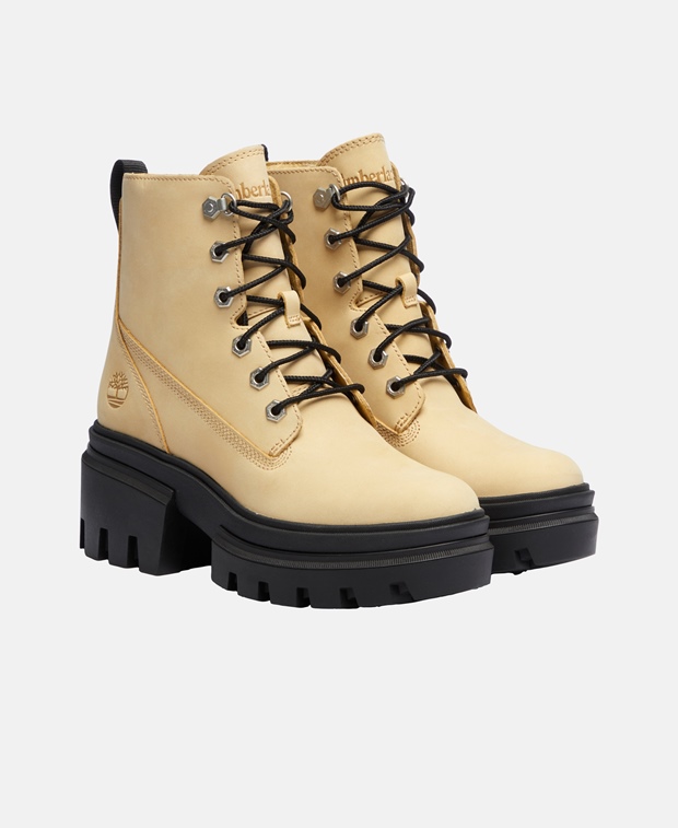 

Ботинки на шнуровке Timberland, бежевый