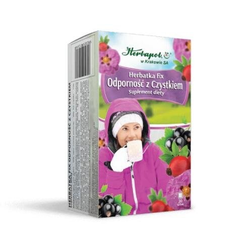 

Herbapol, Чай для укрепления иммунитета с цистусом, 20x2 г Inna marka