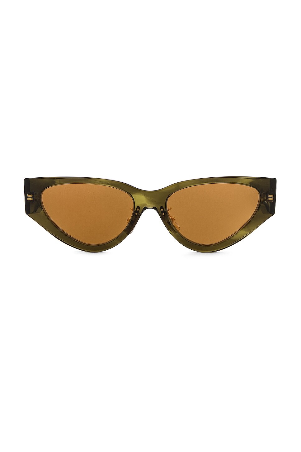 Солнцезащитные очки Miu Miu Cat Eye, цвет Striped Green