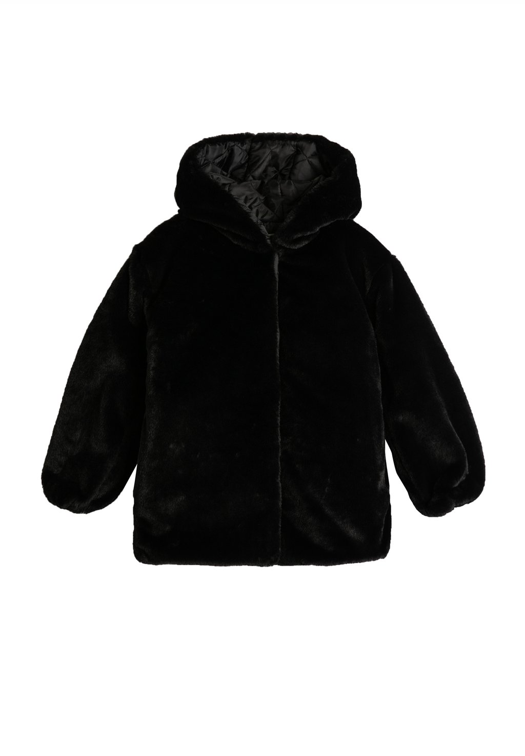 Зимнее пальто Detail Zipper Closure Koton, черный