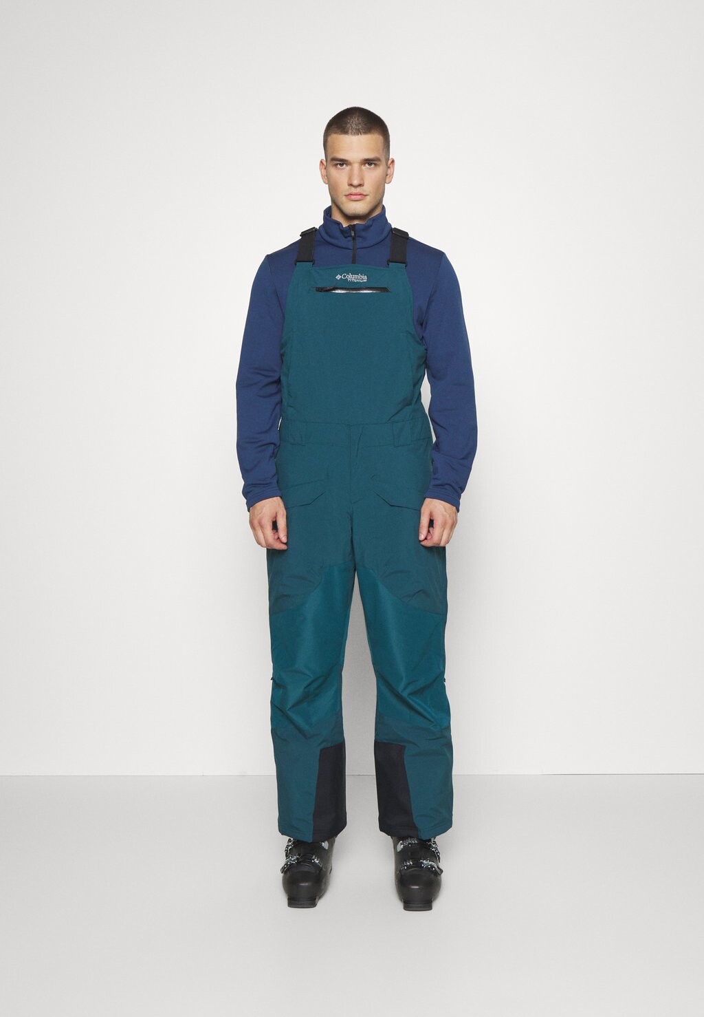 

Лыжные брюки Hihland Summit Bib Columbia, цвет night wave/black