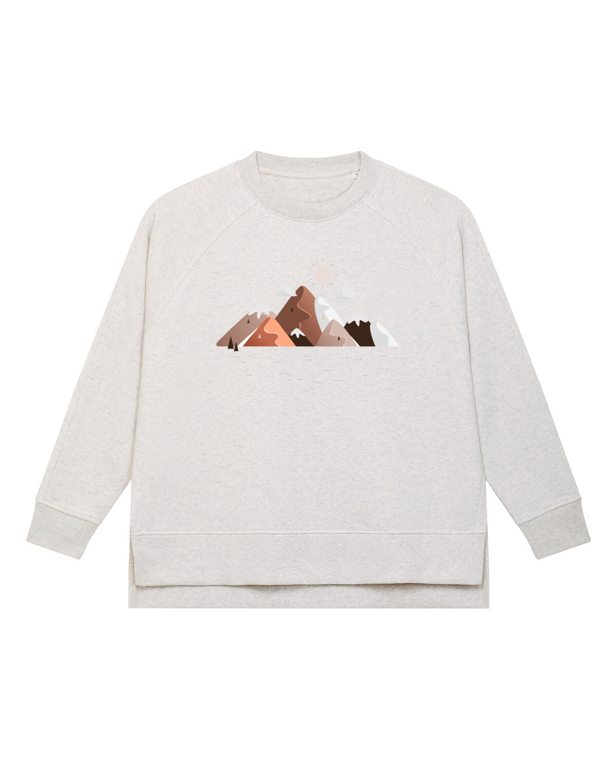 

Толстовка wat Apparel Mountains & Moon, цвет Cream Heather Grey