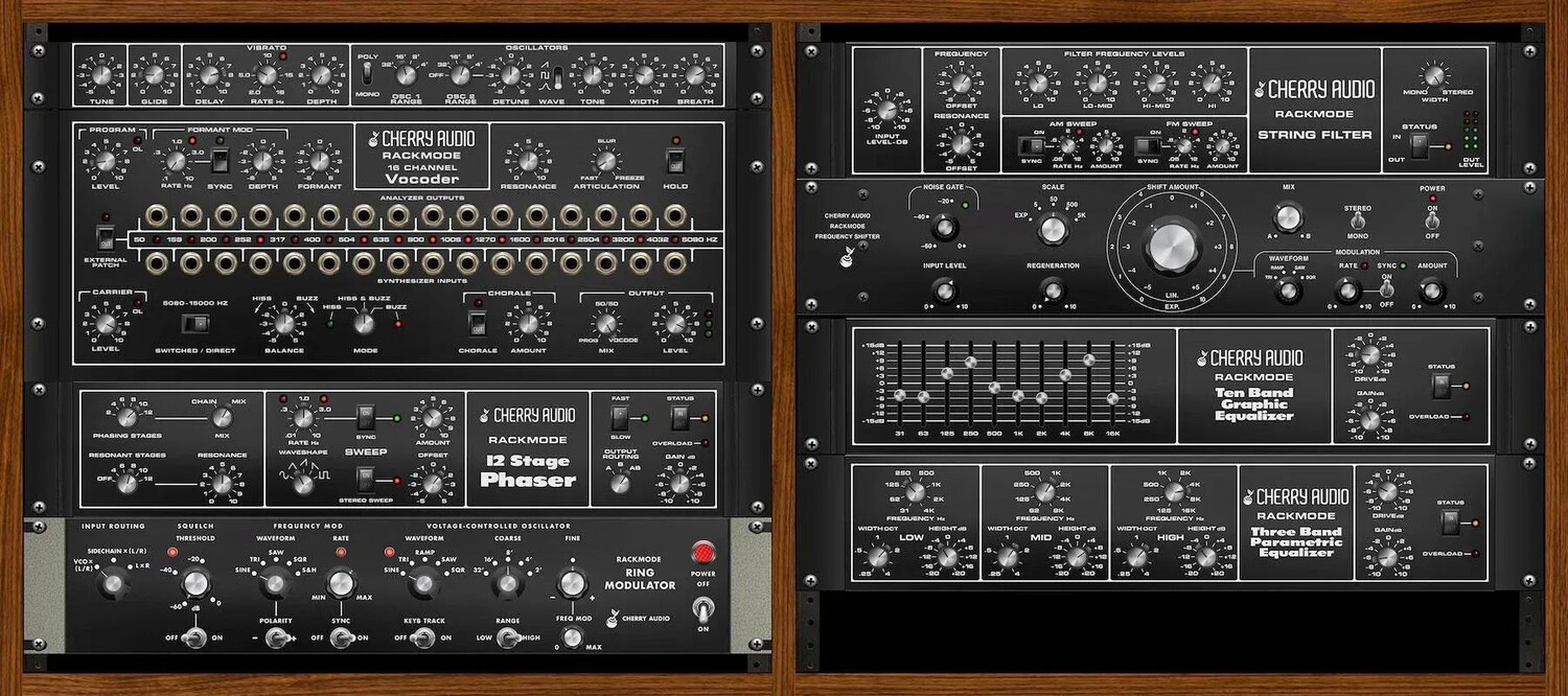 

Комплект сигнальных процессоров Cherry Audio Rackmode