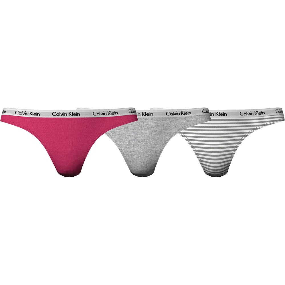 

Стринги Calvin Klein 3 шт, разноцветный