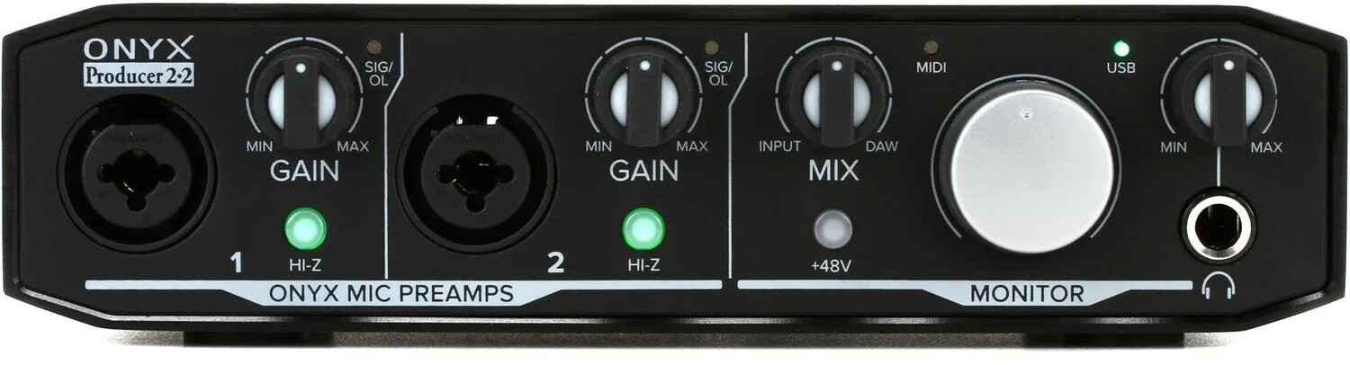

USB-аудиоинтерфейс Mackie Onyx Producer 2-2
