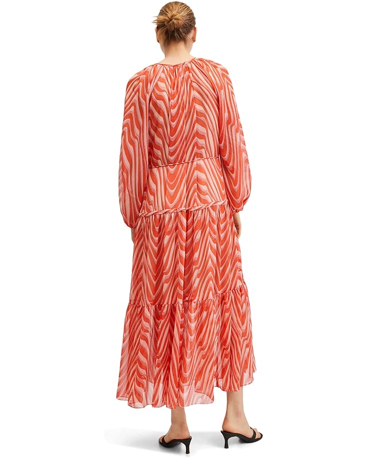 Платье MANGO Lidia Dress, оранжевый
