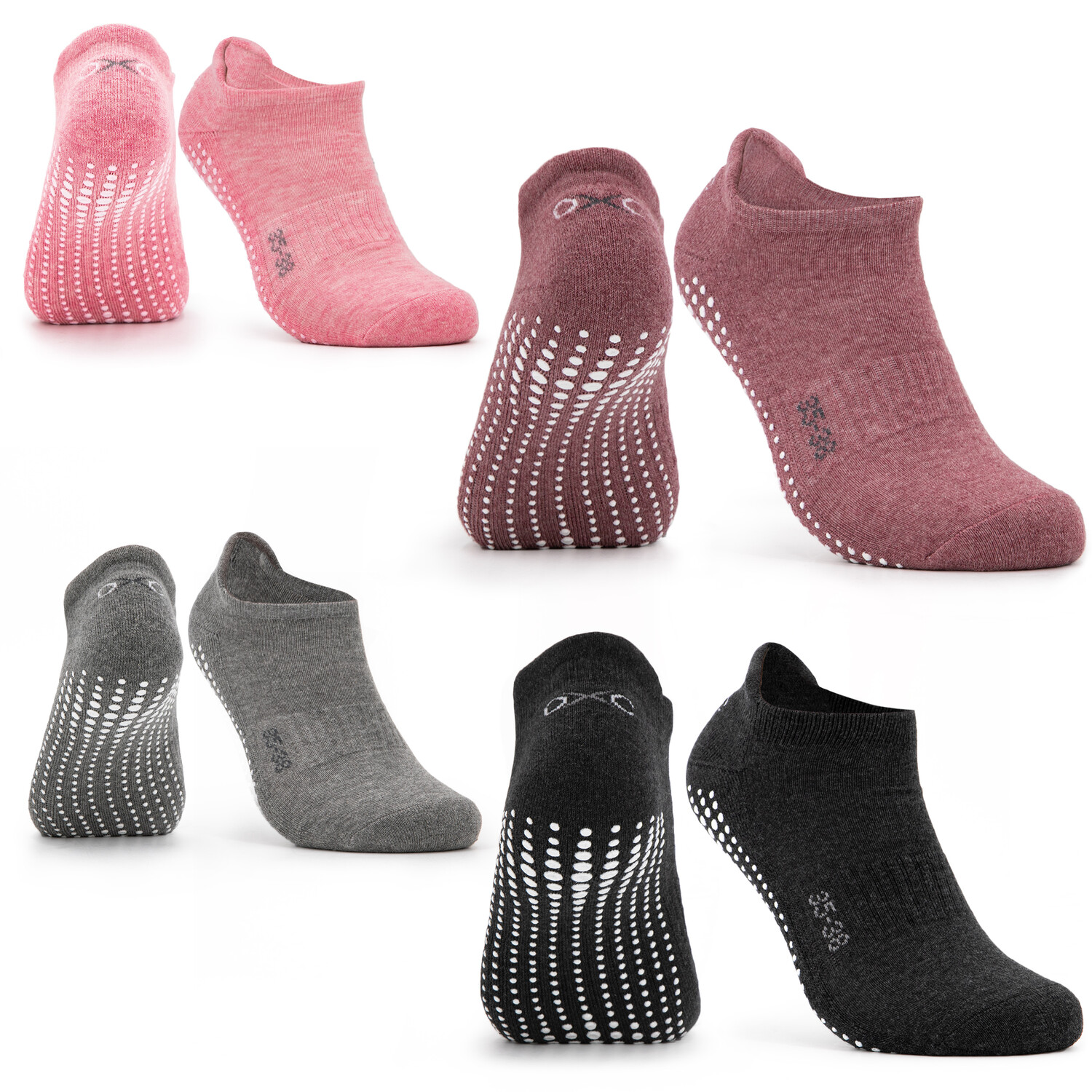 

Носки Occulto 4 шт Yoga Mady, цвет Schwarz/Grau/Pink/Rot